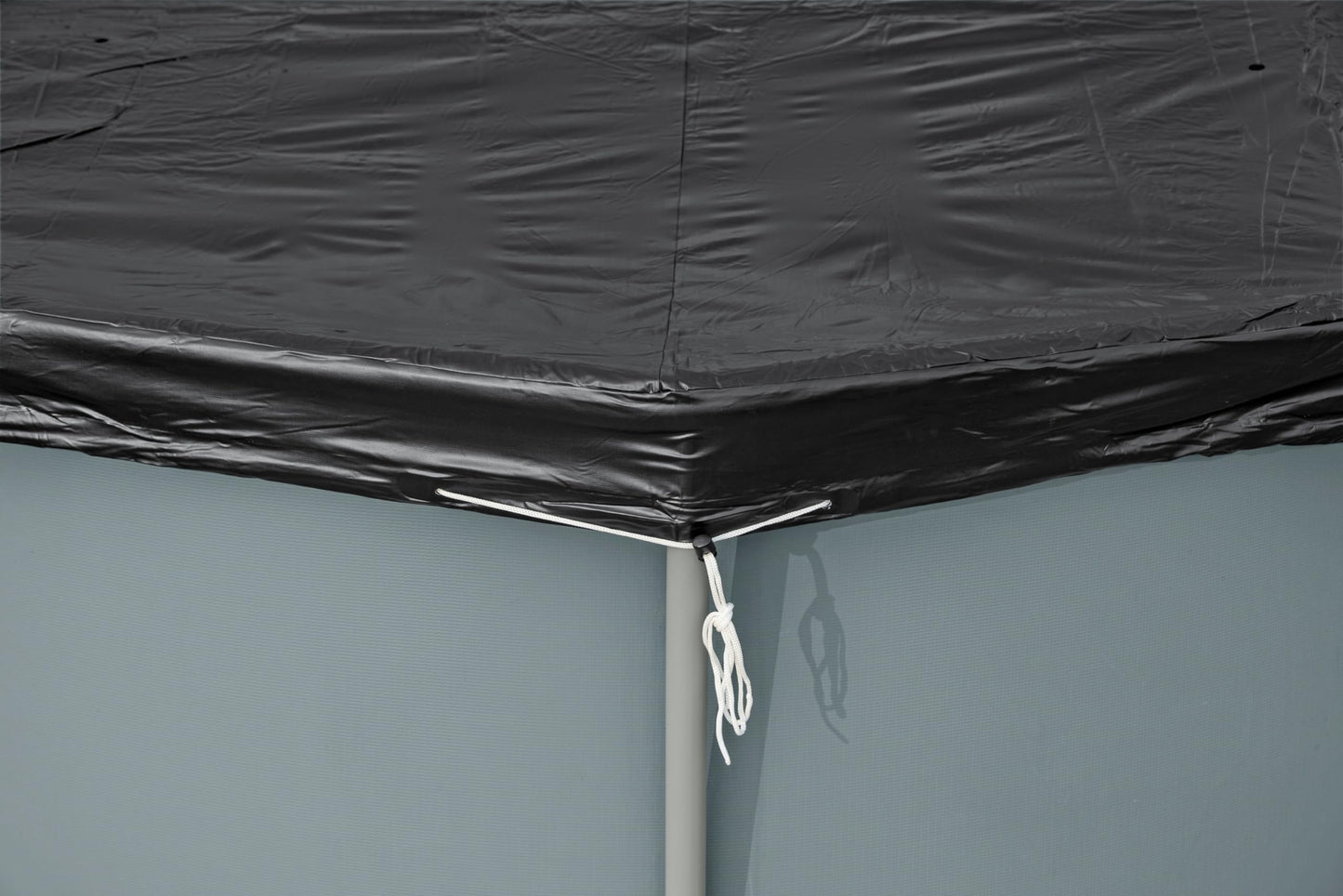 BESTWAY Cobertor de Invierno Ovalado 427x230 cm para Piscinas Ovaladas de 427x250 cm Negro