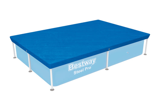 BESTWAY Cobertor de Invierno Rectangular 224x154 cm para Piscinas Rectangulares de 221x150 cm Azul