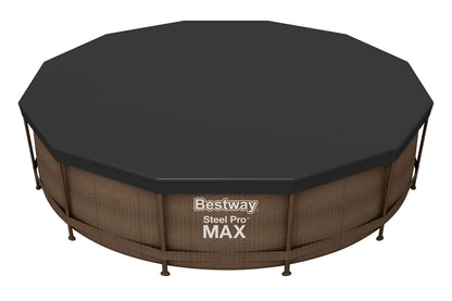 Bestway Cobertor 4 estaciones para piscinas redondas elevadas de 366 cm de diámetro