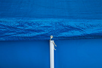 BESTWAY Cobertor de Invierno Rectangular 410x226 cm para Piscinas Rectangulares de 400x211 cm Azul