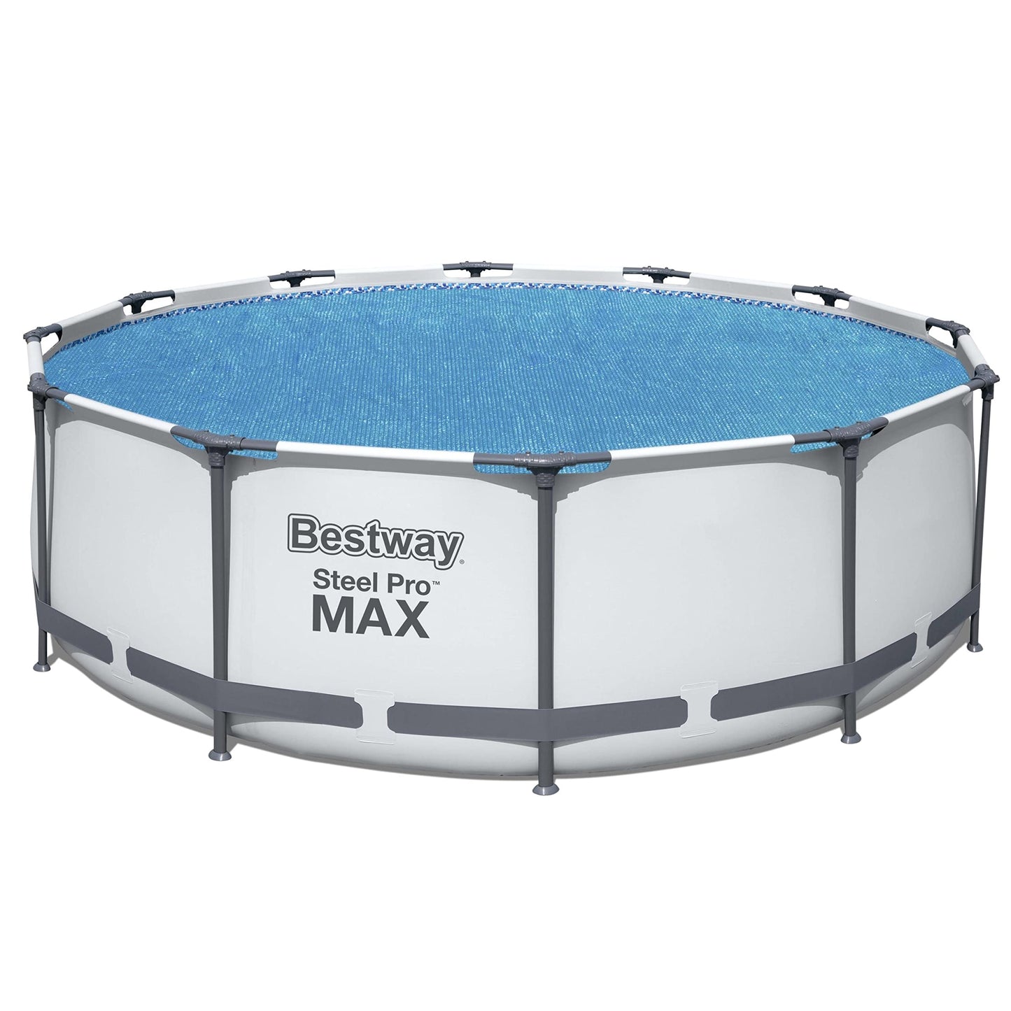Bestway 58242 - Cobertor Solar para Piscina Desmontable Ø356 cm, 100x45x115 cm